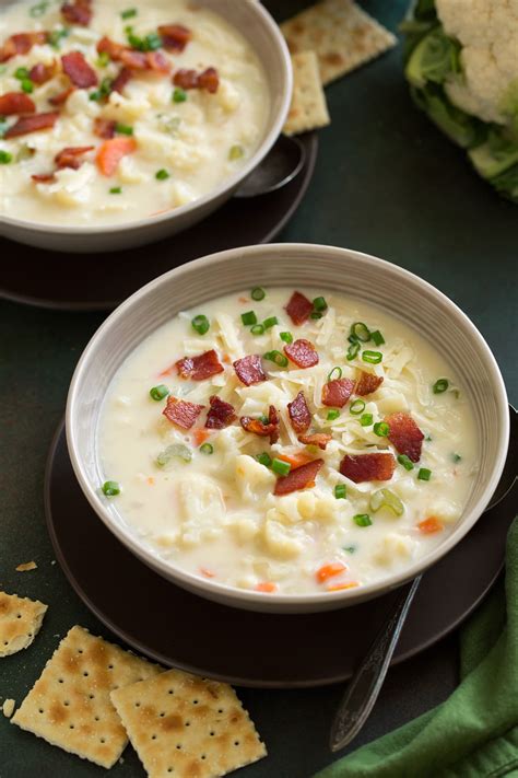 Cauliflower Soup Recipe (Creamy and Cheesy) - Cooking Classy