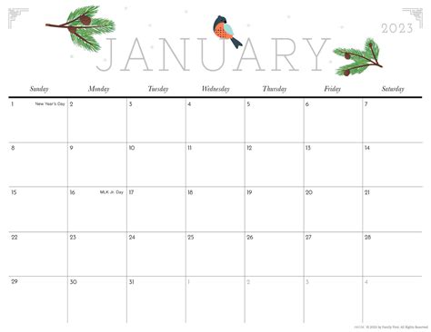 Free Cute Printable Calendar – Printable Template Calendar