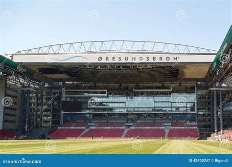 Danish National Soccer Stadium Parken Editorial Photography - Image of ...