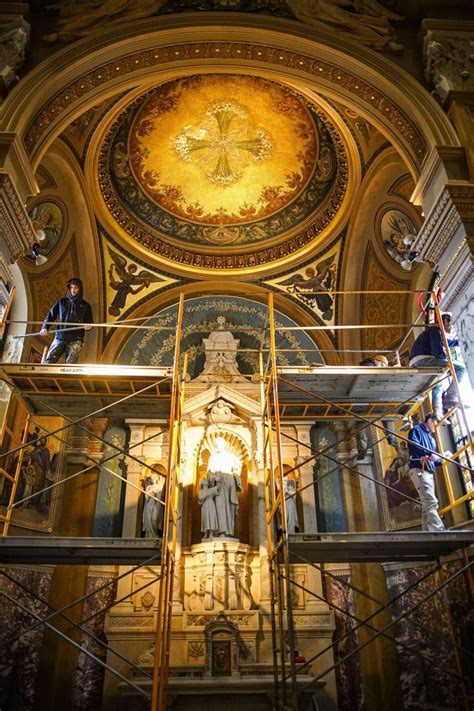 Photos: Restoring the stained-glass windows at Our Lady of Victory Basilica