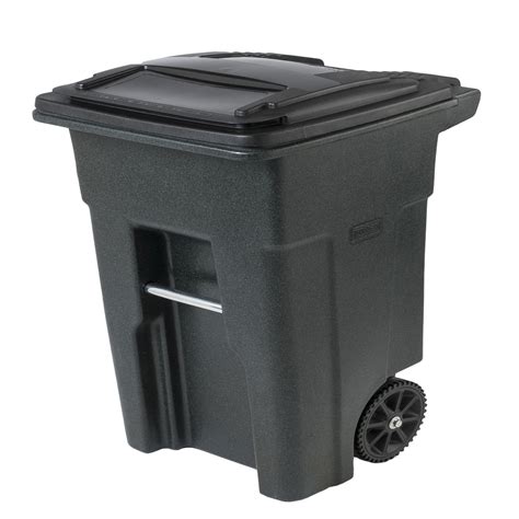 Toter 32 Gal. Trash Can Greenstone with Wheels and Lid - Walmart.com ...