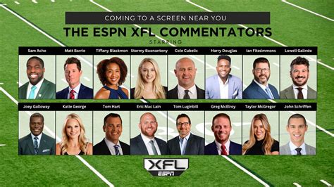 ESPN Reveals Commentator Teams for XFL 2023 Kickoff Season Led by ...