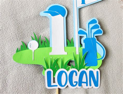 Hole in One Cake Topper Personalized Golf Cake Topper Golf | Etsy