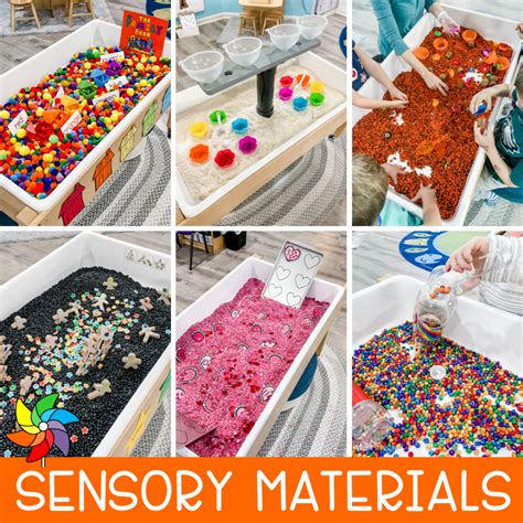 Sensory Table Materials