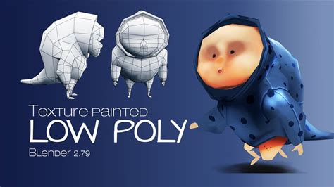 Low Poly character modeling in Blender - YouTube