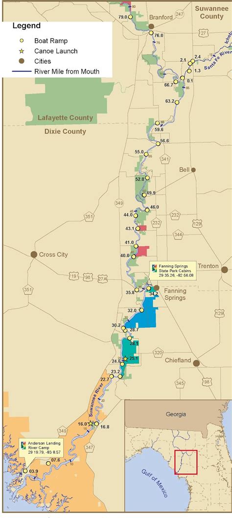 Suwannee River State Park Map