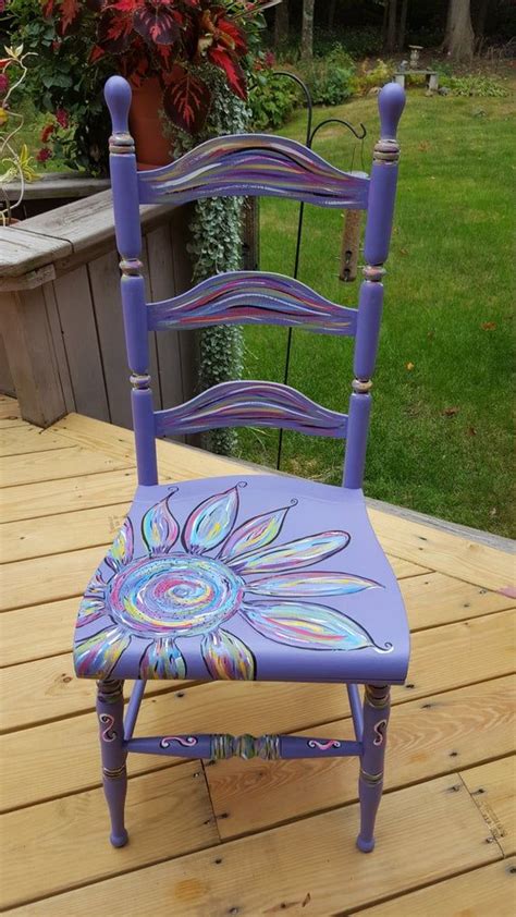 30+ Wooden Chair Painting Ideas - DECOOMO