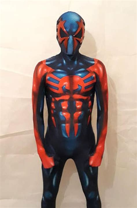 SPIDERMAN 2099 COSTUME / mens boys cosplay | Etsy