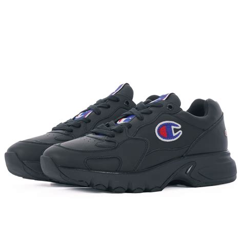 Champion CWA-1 Leather Sneakers | Black | S20850S19KK01