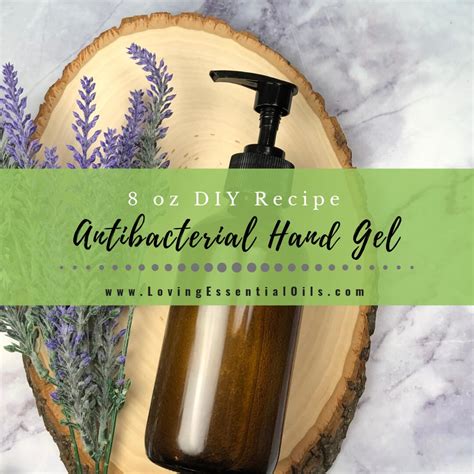 DIY Antibacterial Hand Gel with Essential Oils - Alcohol Free Recipe