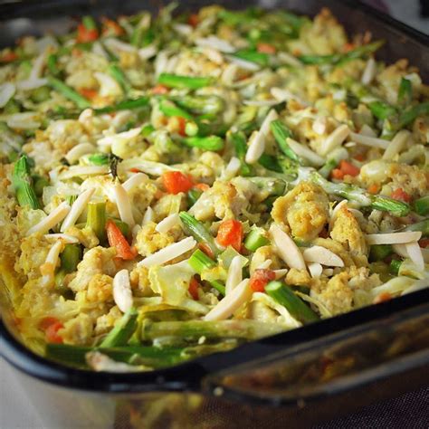 Healthier Chicken Vegetable Casserole- Amee's Savory Dish