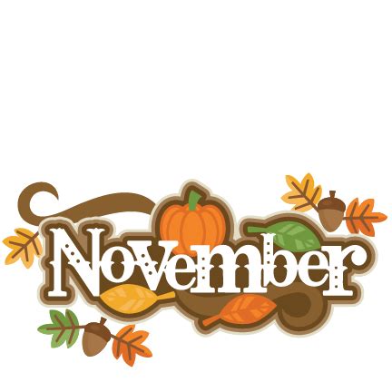 November clipart, November Transparent FREE for download on ...