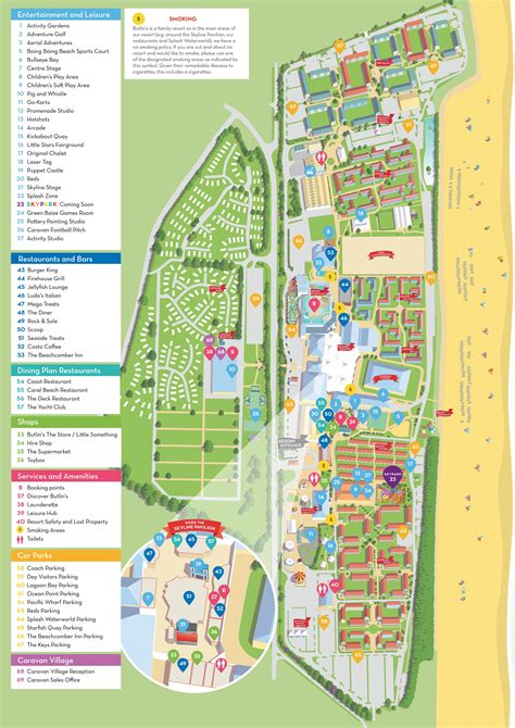 Butlins Skegness Resort Map - Find your happy place