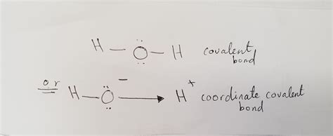 inorganic chemistry - What is the bond in H2O (water) molecule ? And ...