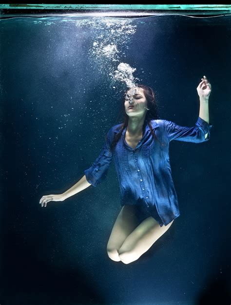 Blue Underwater Fashion - Free photo on Pixabay