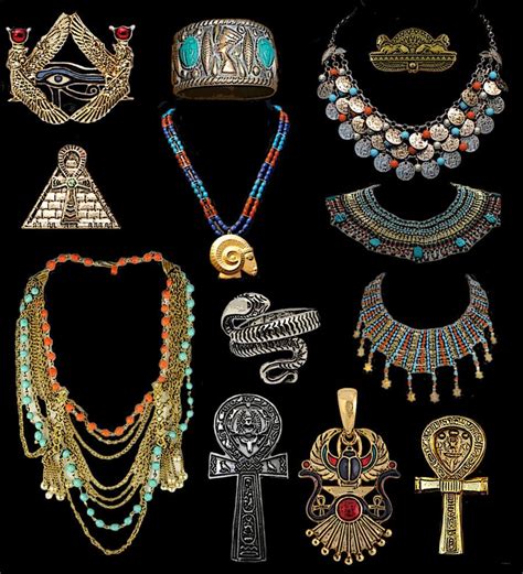 Egyptian Jewelry Stock Set by grimdeva.deviantart.com | Ancient ...