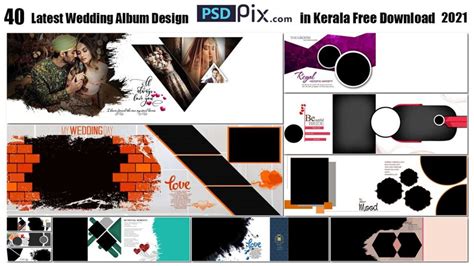 40 Latest Wedding Album Design in Kerala Free Download (2021) - PSDPIX.COM