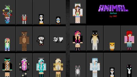 MCPE/Bedrock M Animal SkinPack – Minecraft Skins – MCBedrock Forum