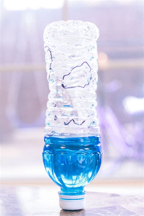 Water Cycle in a Bottle Science Experiment