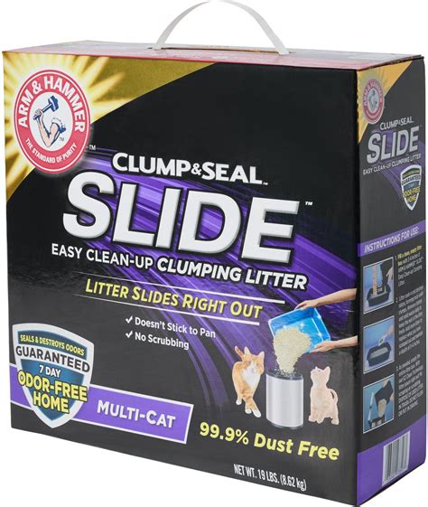 ARM & HAMMER LITTER Slide Multi-Cat Scented Clumping Clay Cat Litter ...