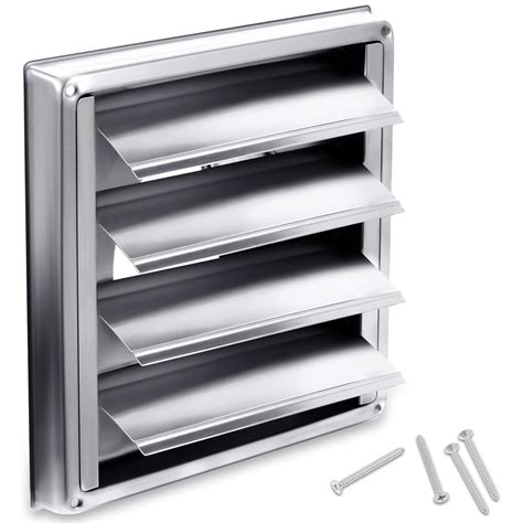 Buy Stainless Steel External Air Vent Cover Metal Dryer Vent Cover ...