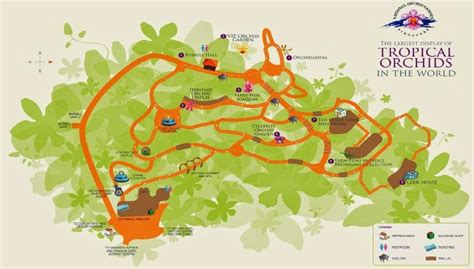 Botanic garden Singapore map - Singapore botanic gardens map (Republic ...