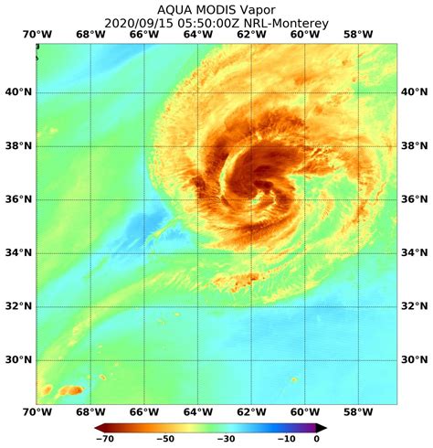 Water vapor imagery reveals hurricane Paulette's strongest side, dry ...