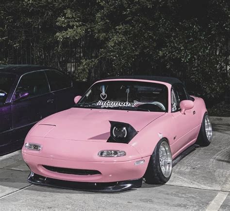 Miata Car, Mazda Mx5 Miata, Pretty Cars, Cute Cars, Pink Miata ...