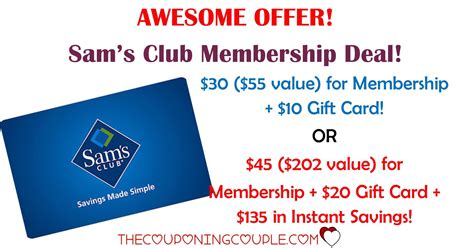 HOT Sams Club Membership Deal! FREE after FREEBIES and Gift Card ...