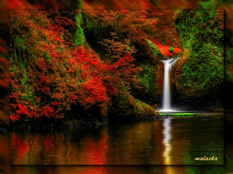 Animated Waterfall Rainbow Gif