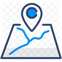 Location map Icon - Download in Dualtone Style