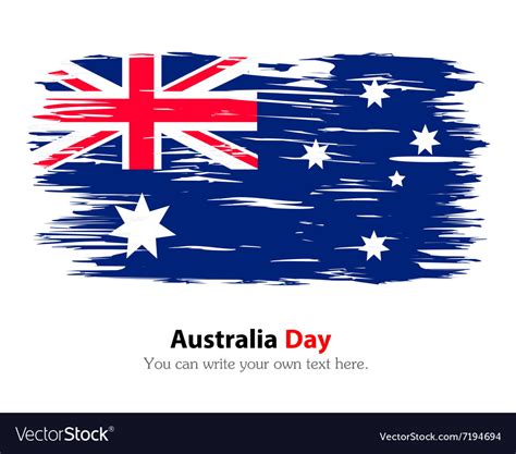 Australia Day Flag Royalty Free Vector Image - VectorStock