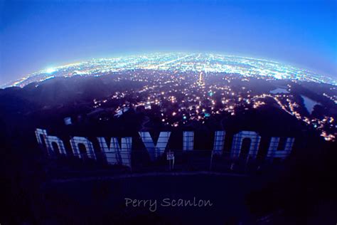 Hollywood Sign Night Photos