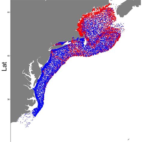 Known distribution of Homarus americanus within US waters based on ...