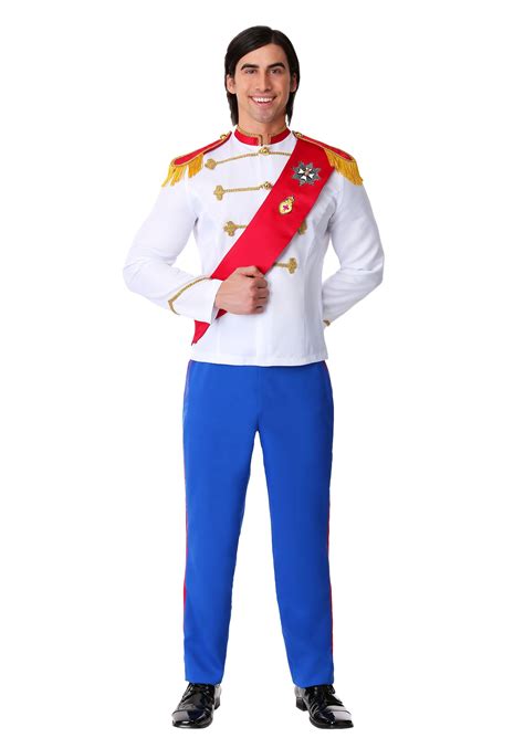 Plus Size Charming Prince Costume for Men