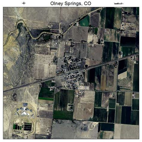 Aerial Photography Map of Olney Springs, CO Colorado