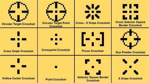 12 Cool Crosshair Minecraft Texture Pack