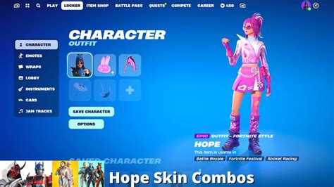 Hope Skin Combos (Fortnite Battle Royale) - YouTube