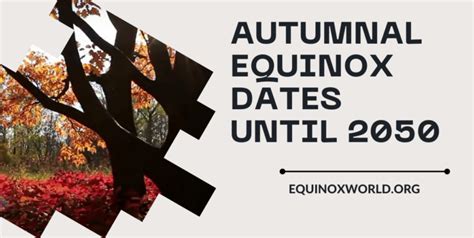 Amazing Facts About the Autumnal Equinox - 2023 - Equinox World