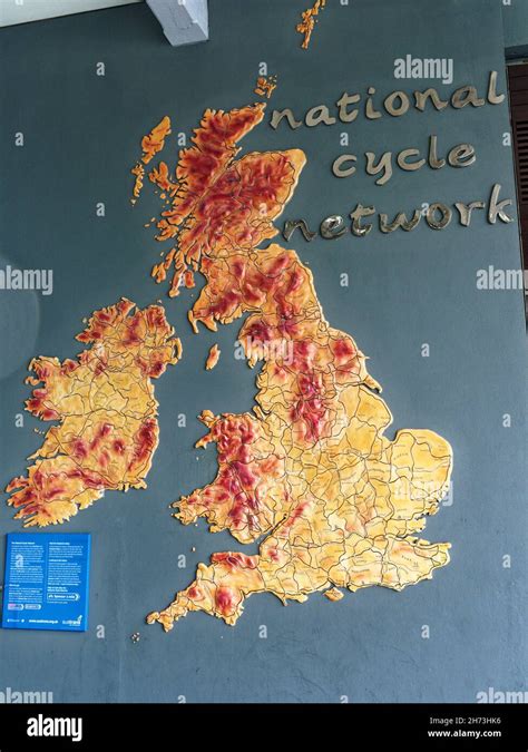 National Cycle Network Map, Bristol, England, UK, GB Stock Photo - Alamy