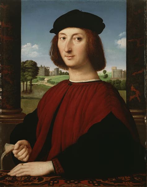 "Portrait of a Young Man in Red" Raphael - Artwork on USEUM