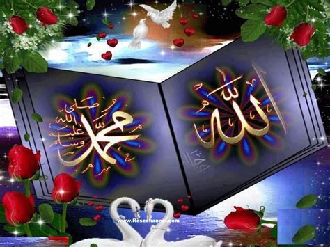 Allah Muhammad Name Wallpaper