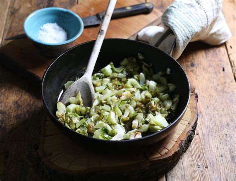 Buttered Cauliflower Leaves Recipe | Abel & Cole