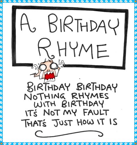 Funny Birthday Poems - Birthday