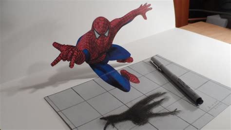 Optical illusions 3d drawing, Drawings That Jump Off The Pages - YouTube