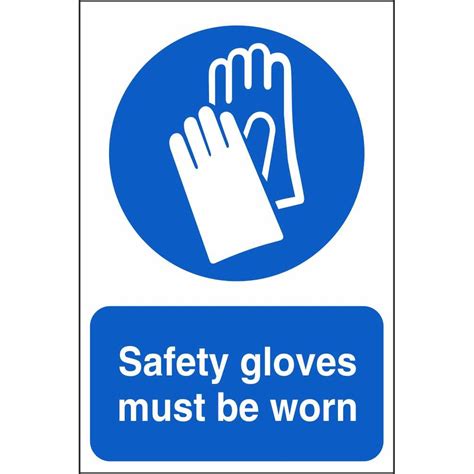 Safety Gloves Must Be Worn Signs | Mandatory Workplace Safety Signs