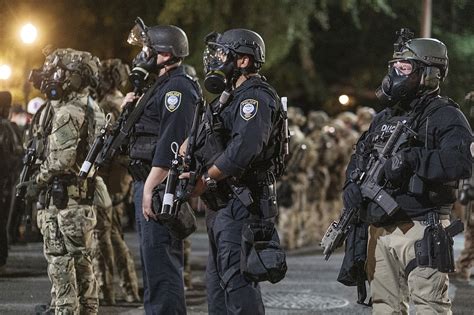 Federal officers responding to unrest