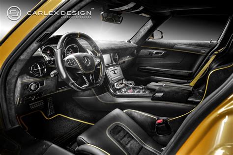 SLS AMG Black Series Interior Gets Drenched in Alcantara by Carlex ...