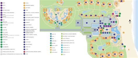 Paradisus Palma Real Golf & Spa Resort map - Travel resort maps