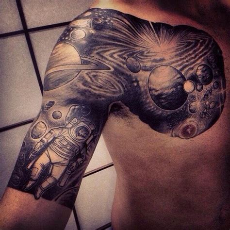 Resultado de imagen para galaxy tattoo black and white | Space tattoo ...